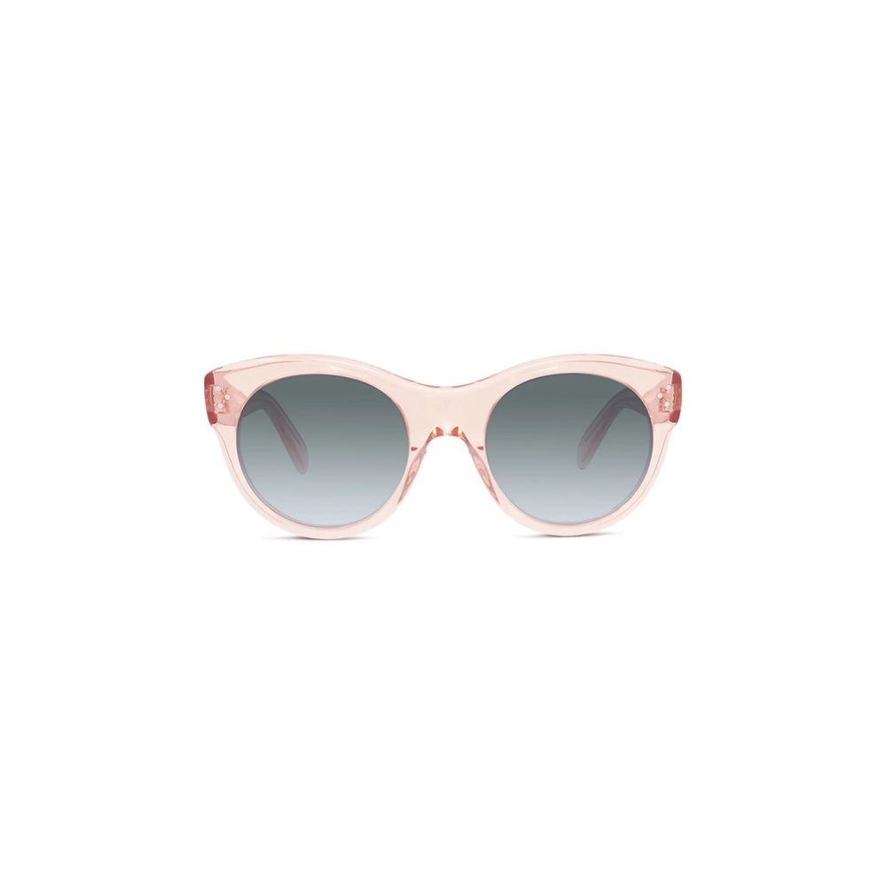 CELINE Pink Transparent Acetate Unisex Sunglasses CL40170I - Picture 8 of 12